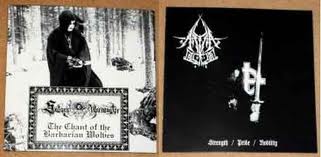 A.Blood / Satanic Warmaster - Strength, Pride, Nobility / The Chant of the Barbarian Wolves