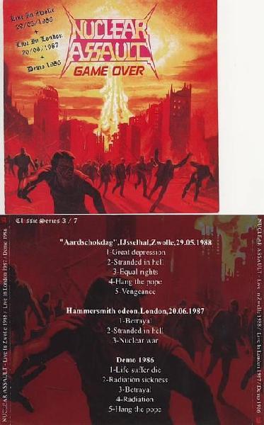 NUCLEAR ASSAULT - Live London 1987 + Live Zwolle 1988 + Demo 1986