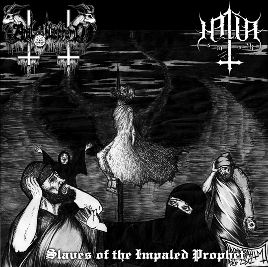 ANAL BLASPHEMY/HALLA - Slave of the Impaled Prophet