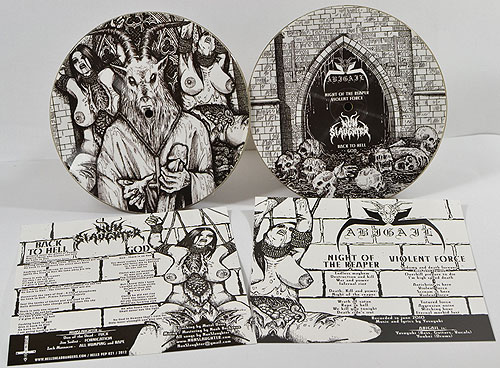 NUNSLAUGHTER / ABIGAIL - Fucking Satan (Picture EP)