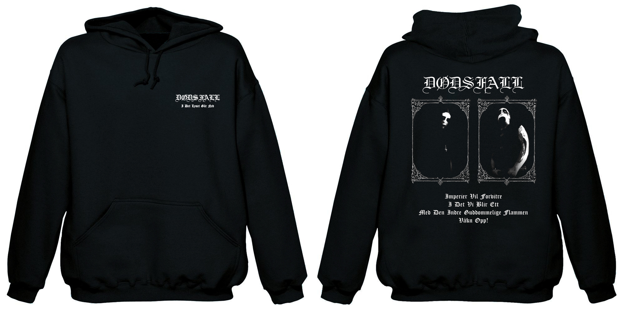 Dodsfall - I Det Lyset Gar Ned (Hooded Sweatshirt)