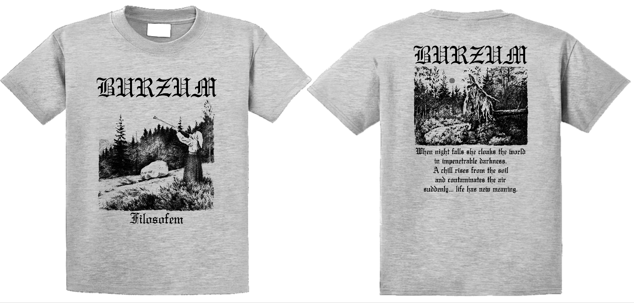 Burzum - Filosofem   (light grey)