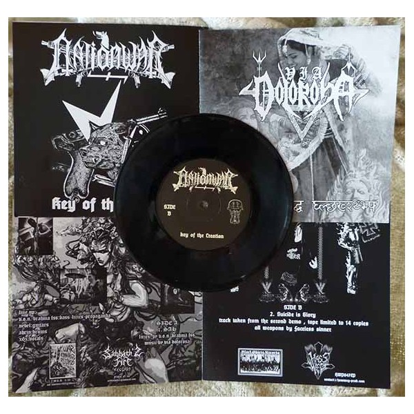 NATION WAR / VIA DOLOROSA - Sah / Key of the Creation (Black vinyl)