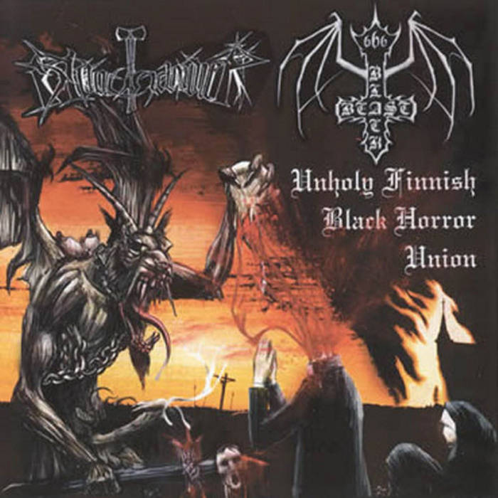 BLACK BEAST / BLOODHAMMER - Unholy Finnish Black Horror Union