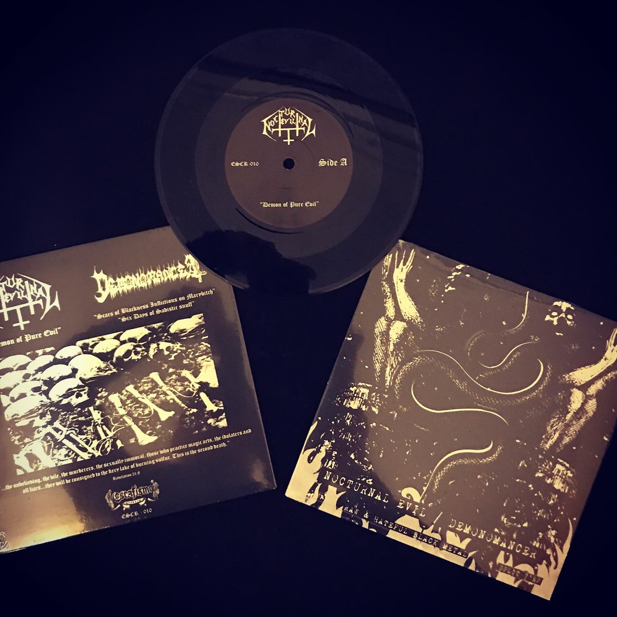 Nocturnal Evil /Demonomancer - Split (Lim.200)