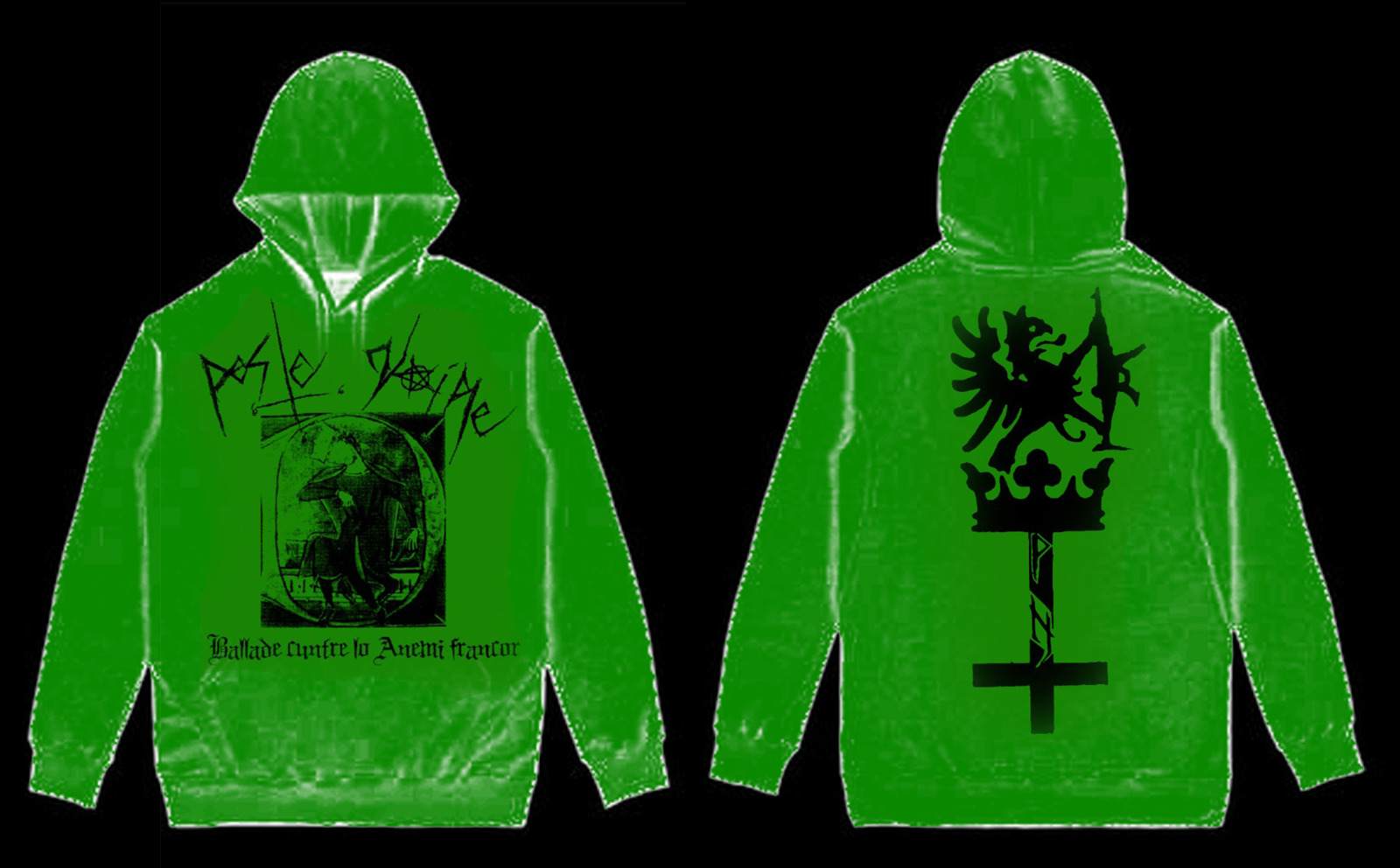 PESTE NOIRE - Ballade cuntre lo Anemi Francor (Hooded Sweatshirt)