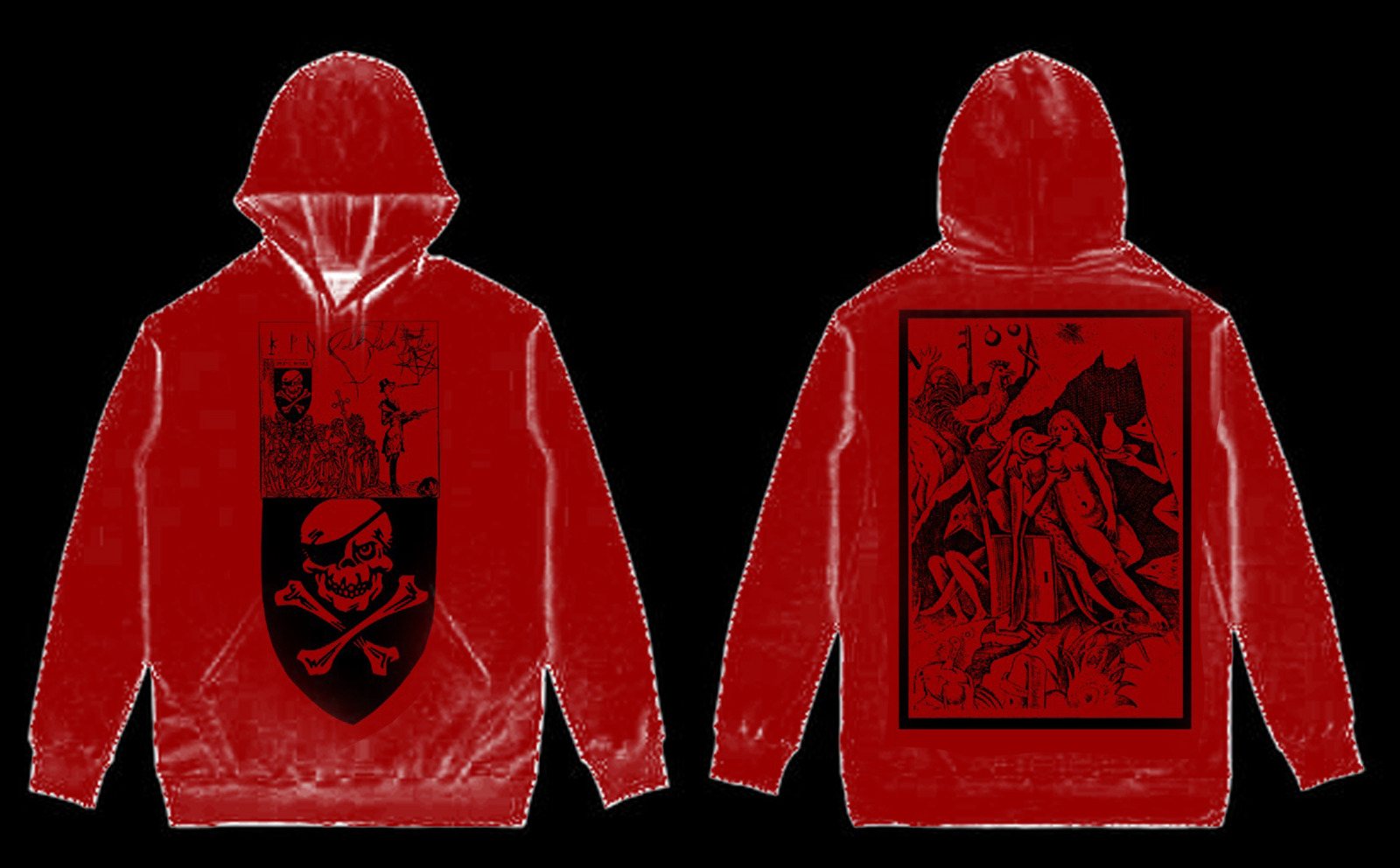 Peste Noire - Folkfuck Folie  (Hooded Sweatshirt)