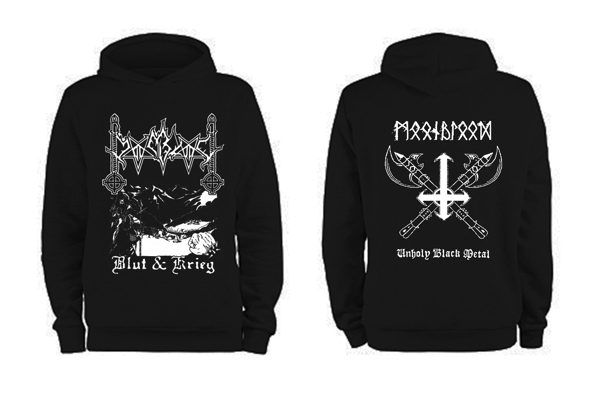 Moonblood - Blut & Krieg  (Hooded Sweatshirt)